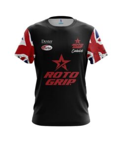 Stu Williams Union Jack Red Logo CoolWick Bowling Jersey