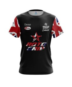 Roto Grip Stu Williams Union Jack Flag Logo CoolWick Bowling Jersey