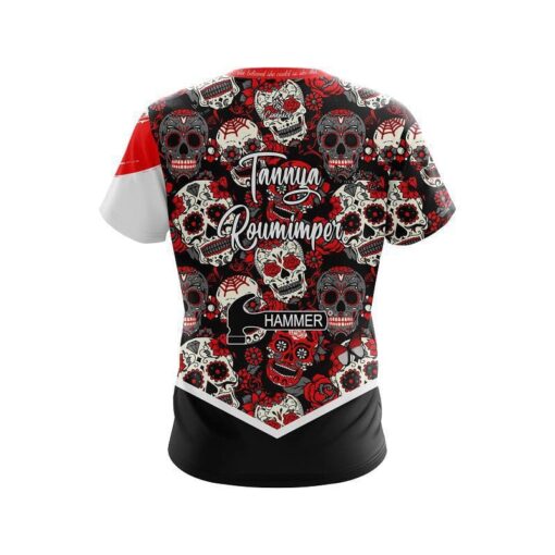 Tannya Roumimper CoolWick Skull Bowling Jersey - Image 2