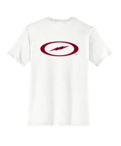 Alternative view of Verity Crawley CoolWick Signature Chest Logo White Bowling T-Shirt