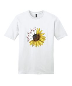 Katie Thornton CoolWick Signature Pin Sunflower White Bowling T-Shirt