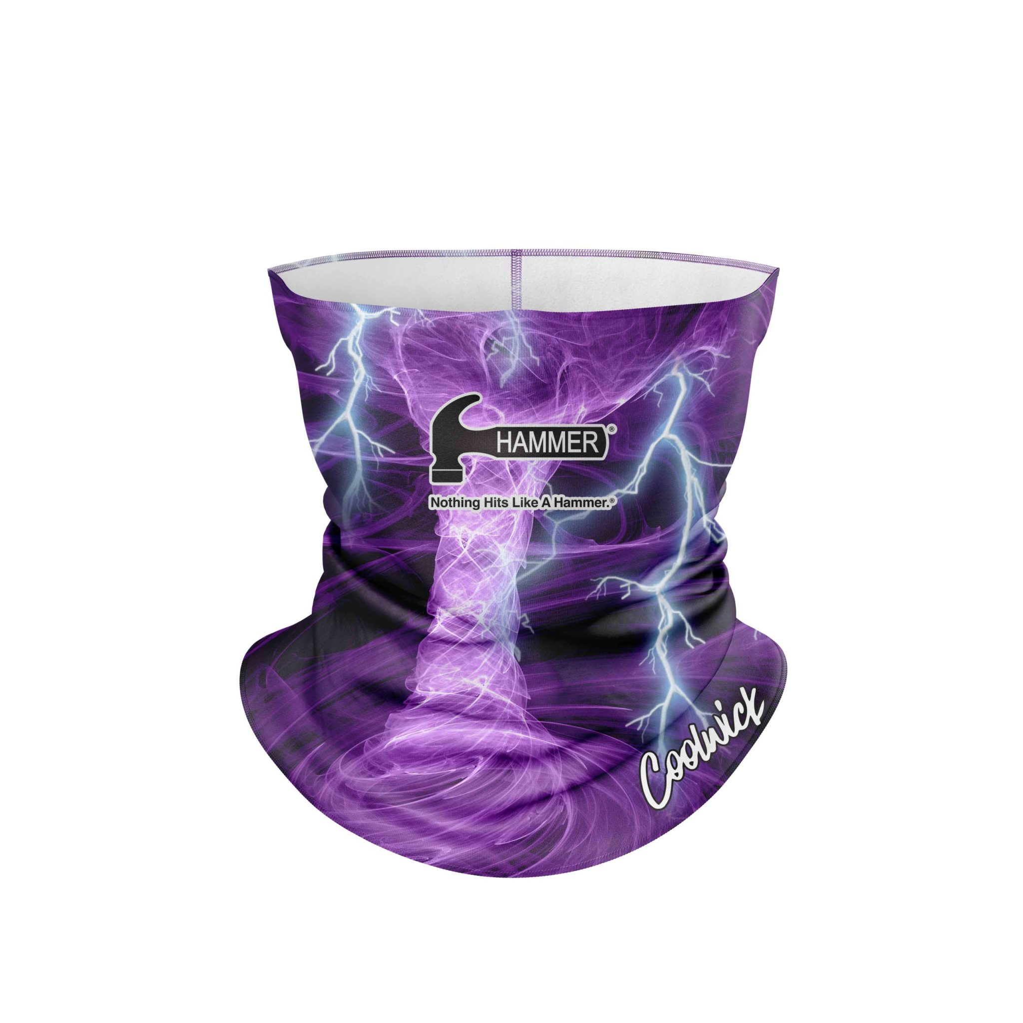 Hammer Electrical Tornado Purple CoolWick Head Gear Mask All-In-1