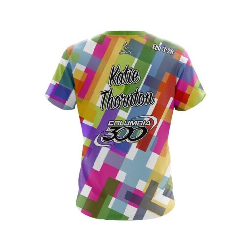 Katie Thornton Rainbow Cross Columbia 300 Coolwick Bowling Jersey - Image 2