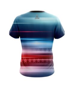 Alternative view of Patriotic Stars CoolWick Bowling Jersey