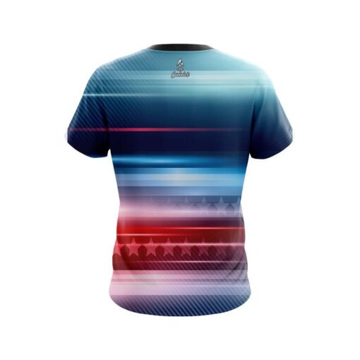 Patriotic Stars CoolWick Bowling Jersey - Image 2