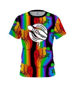 12Bagger Bowling Logo United Rainbow Hands Bowling Jersey