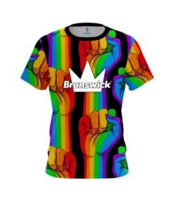 Brunswick CoolWick United Rainbow Hands Bowling Jersey