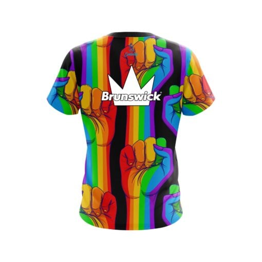 Brunswick CoolWick United Rainbow Hands Bowling Jersey - Image 2