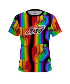 Columbia 300 CoolWick United Rainbow Hands Bowling Jersey