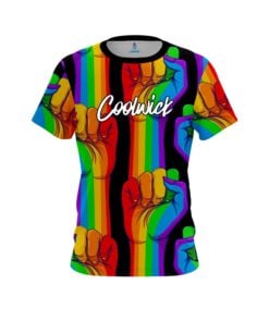 Signature CoolWick Logo United Rainbow Hands Bowling Jersey