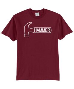Hammer Mens Tall Cardinal Bowling T-Shirt