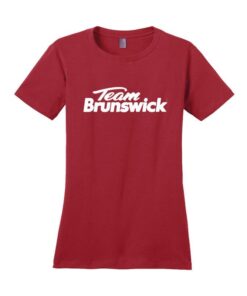 Coolwick Women's Brunswick Classic Red Bowling T-Shirt