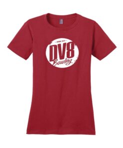 Coolwick Women's DV8 Classic Red Bowling T-Shirt