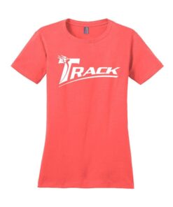 Coolwick Womens Coral Track Bowling T-Shirt