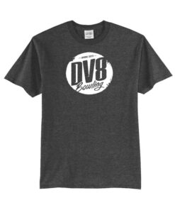DV8 Mens Tall Dark Heather Gray Bowling T-Shirt