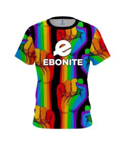 Ebonite Bowling Logo United Rainbow Hands Bowling Jersey