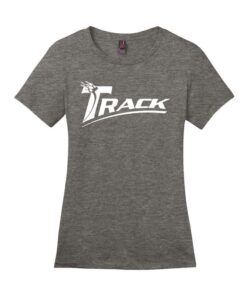 Coolwick Womens Heather Charcoal Track Bowling T-Shirt
