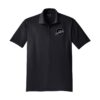 Ebonite Mens Tall Sport-Tek Black Polo Bowling Shirt