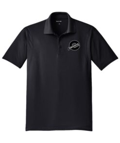 Ebonite Mens Tall Sport-Tek Black Polo Bowling Shirt
