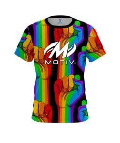 Motiv Logo United Rainbow Hands Bowling Jersey