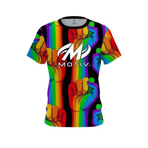 Motiv Logo United Rainbow Hands Bowling Jersey