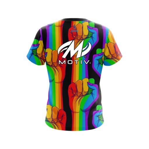 Motiv Logo United Rainbow Hands Bowling Jersey - Image 2