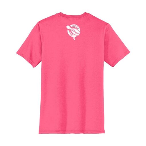 12Bagger Button Coolwick Neon Pink Bowling T-Shirt - Image 2
