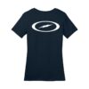 Verity Crawley Womens CoolWick Signature Small Chest Logo New Navy Bowling T-Shirt - Image 2