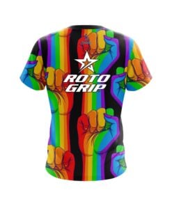 Alternative view of Roto Grip Logo United Rainbow Hands Bowling Jersey