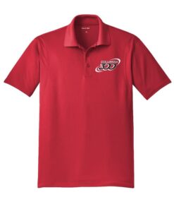 Columbia 300 Mens Tall Sport-Tek Red Polo Bowling Shirt