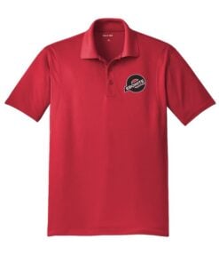 Ebonite Mens Tall Sport-Tek Red Polo Bowling Shirt