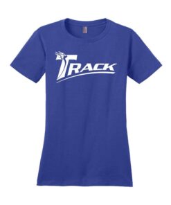 Coolwick Womens Royal Blue Track Bowling T-Shirt