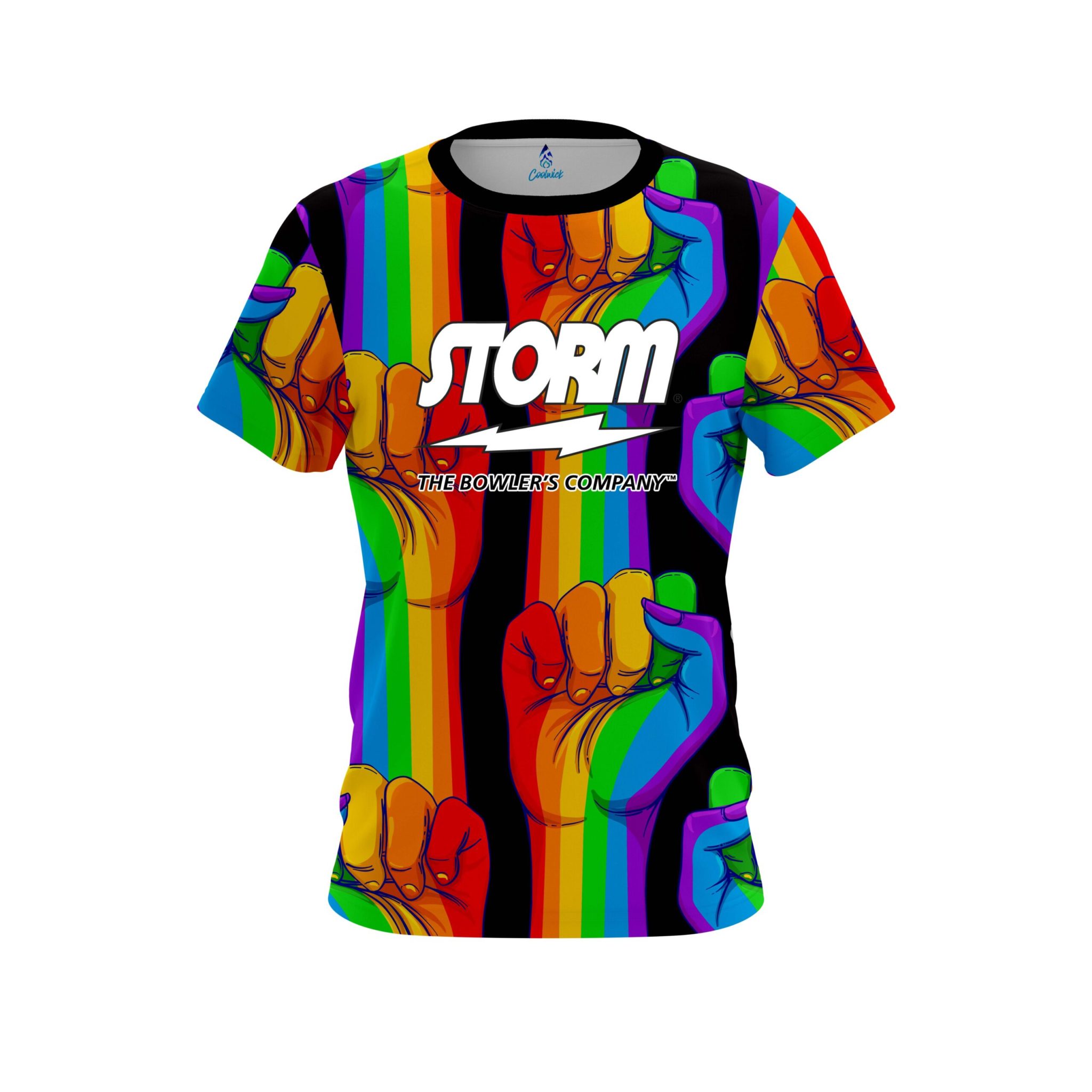Storm Bowling Logo United Rainbow Hands Bowling Jersey