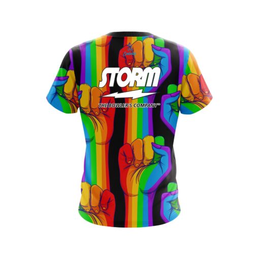 Storm Bowling Logo United Rainbow Hands Bowling Jersey - Image 2