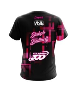 Alternative view of Columbia 300 Jakob Butturff Neon Geometric CoolWick Bowling Jersey