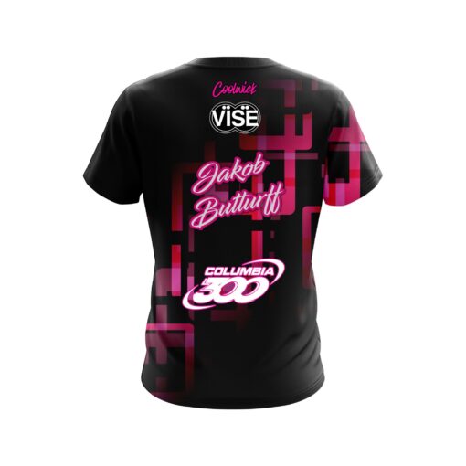 Columbia 300 Jakob Butturff Neon Geometric CoolWick Bowling Jersey - Image 2