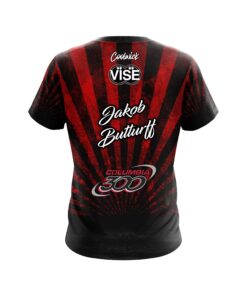 Alternative view of JaColumbia 300 Jakob Butturff Red Starburst CoolWick Bowling Jersey