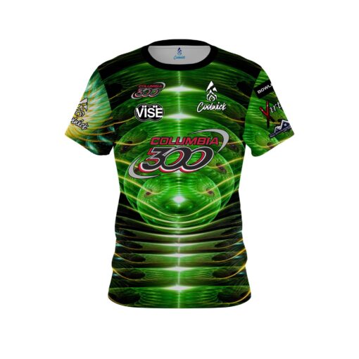 Columbia 300 Jakob Butturff Green Galaxy CoolWick Bowling Jersey