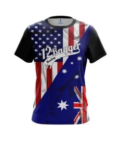 12 Bagger USA Australia Flag Bowling Jersey