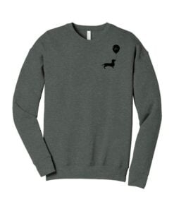 Jacqueline Evans Dachshund Balloon Logo CoolWick Fleece Sweatshirt
