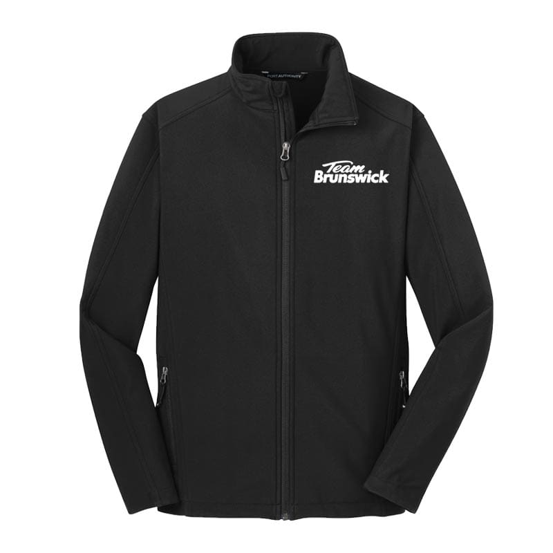 Brunswick Mens Black Tall Core Soft Shell Jacket