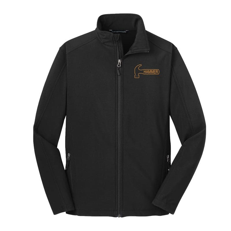 Hammer Mens Black Tall Core Soft Shell Jacket