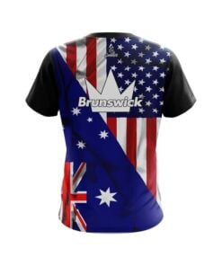 Alternative view of Brunswick USA Australia Flag Bowling Jersey