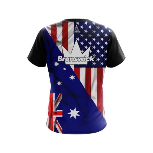 Brunswick USA Australia Flag Bowling Jersey - Image 2