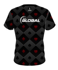 Alternative view of 900 Global Deck of Cards CoolWick Bowling Jersey