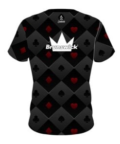 Alternative view of Brunswick Deck of Cards CoolWick Bowling Jersey