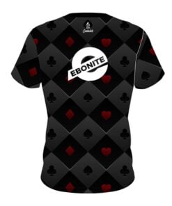 Alternative view of Ebonite Logo Deck of Cards CoolWick Bowling Jersey