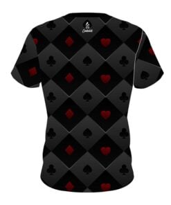 Alternative view of Plain Deck of Cards CoolWick Bowling Jersey