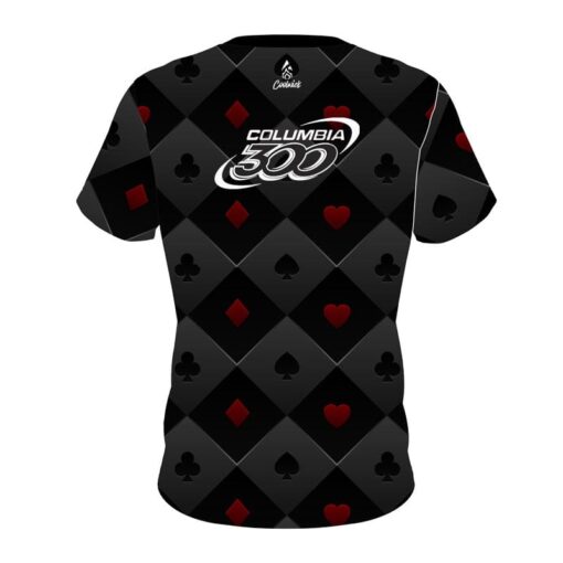Columbia 300 Deck of Cards CoolWick Bowling Jersey - Image 2