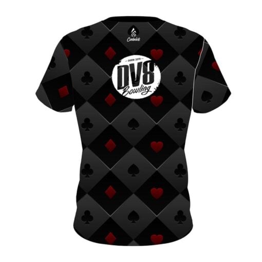DV8 Logo Deck of Cards CoolWick Bowling Jersey - Image 2